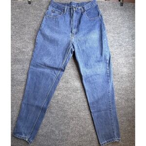 Woman's Size 16 Open Trails Tapered‎ Leg Jeans Blue Cotton High Rise Pants Denim